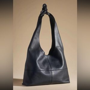 NWOT Anthropologie leather knotted shoulder bag